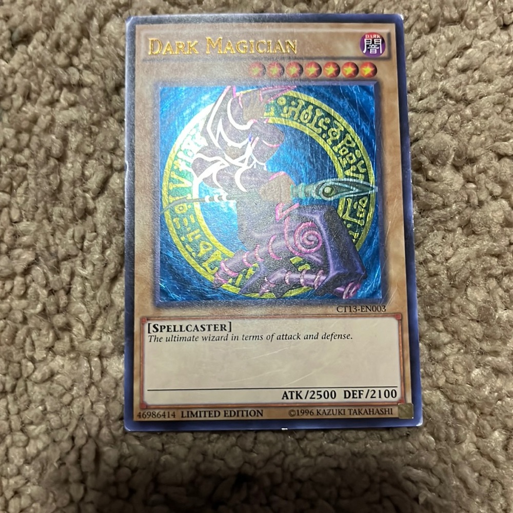 Really rare dark magician 1996 Limited edition card great condition
